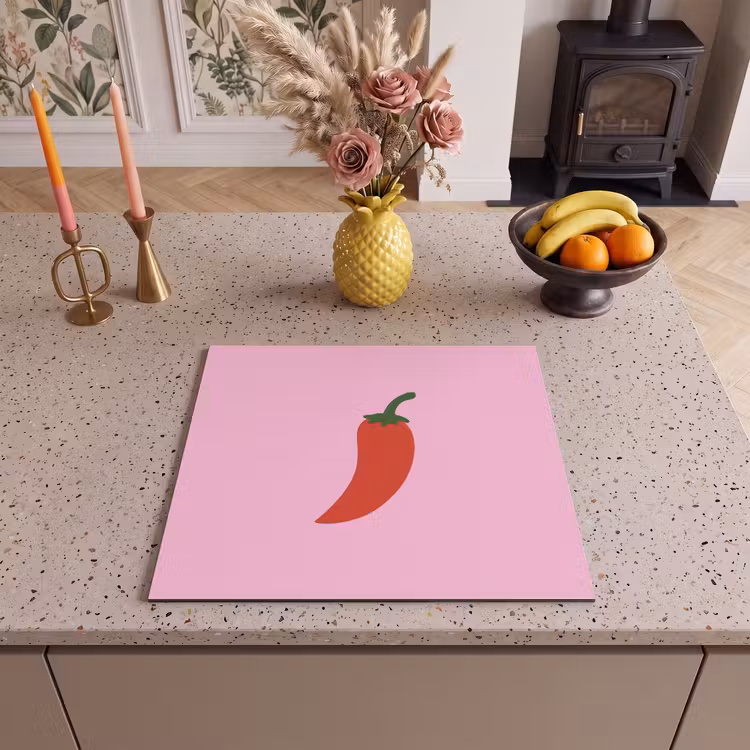 Induction hob protector - Pepper - Red - Illustration — 3