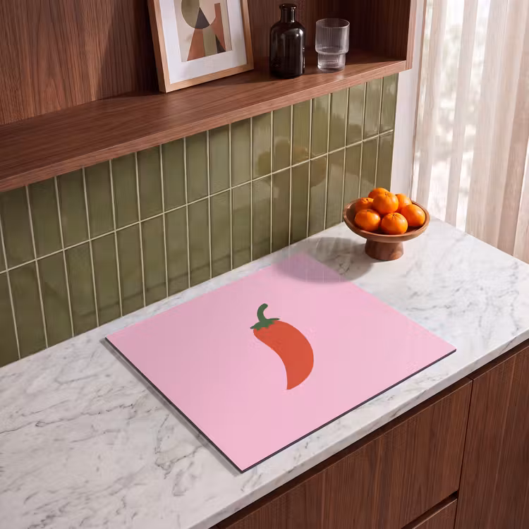Induction hob protector - Pepper - Red - Illustration — 4