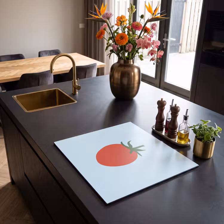 Induction hob protector - Red - Tomato - Vegetable — 2