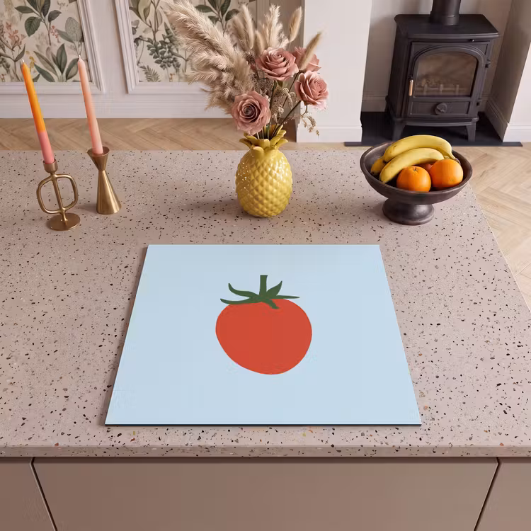 Induction hob protector - Red - Tomato - Vegetable — 3