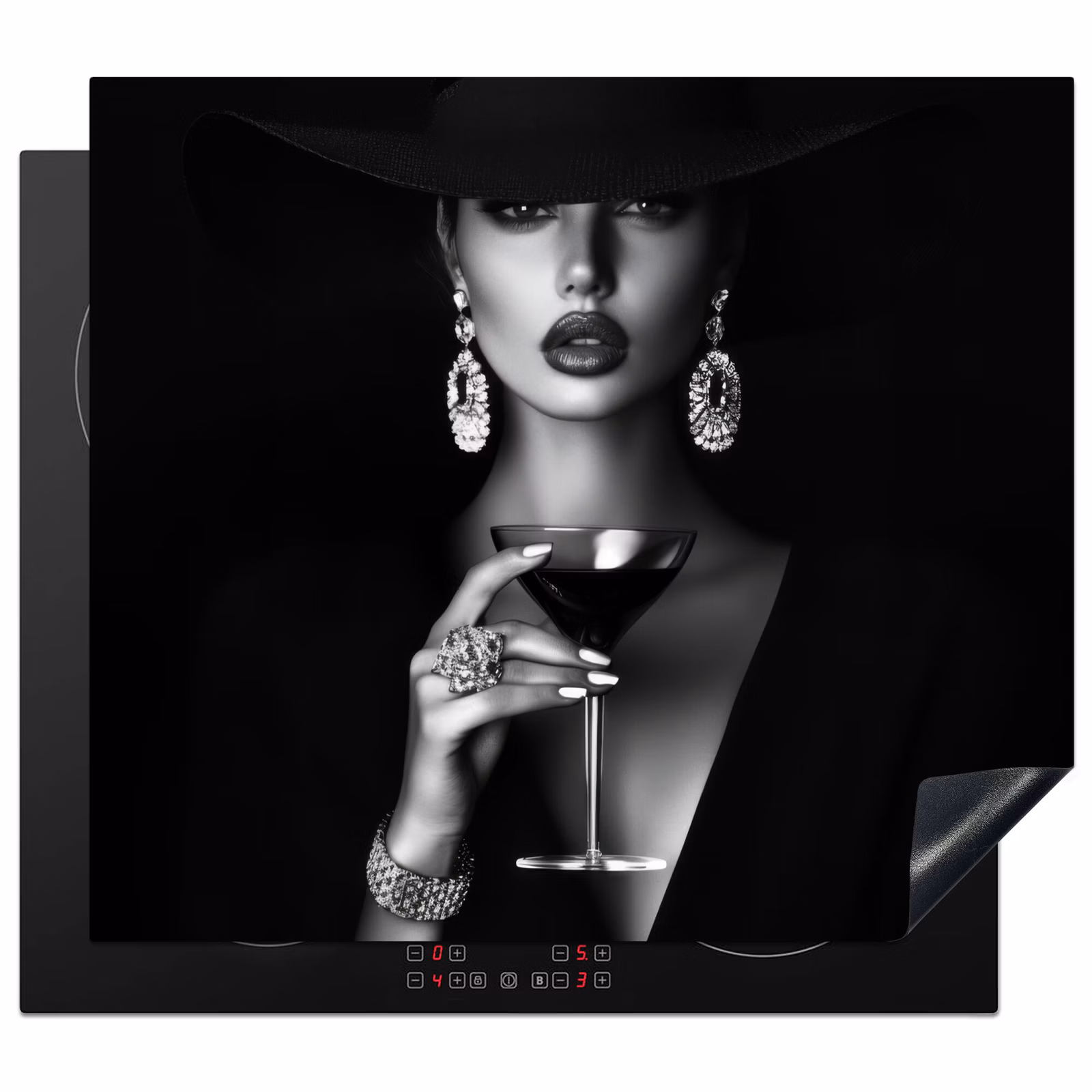 Induction hob protector - Woman - Cocktail - Chic — 1