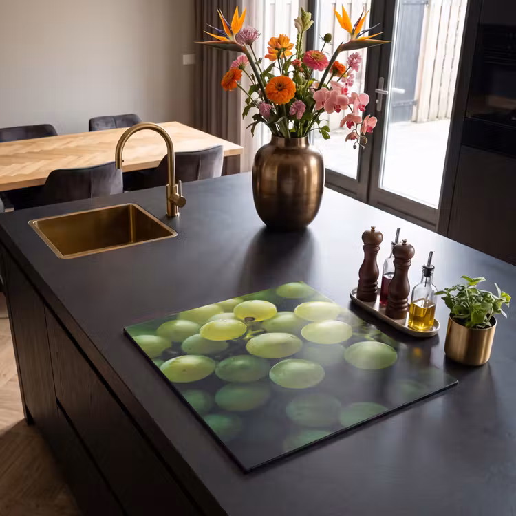 Induction hob protector - Grapes - Truss - Green — 2