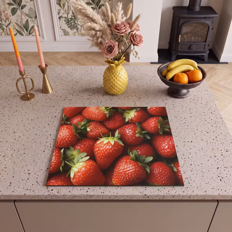 Induction hob protector - Strawberry - Fruit - Red — 3