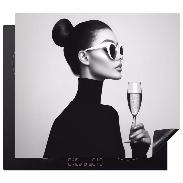Induction hob protector - Woman - Champagne - Modern — 1