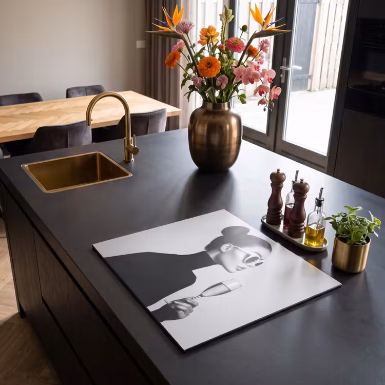 Induction hob protector - Woman - Champagne - Modern — 2