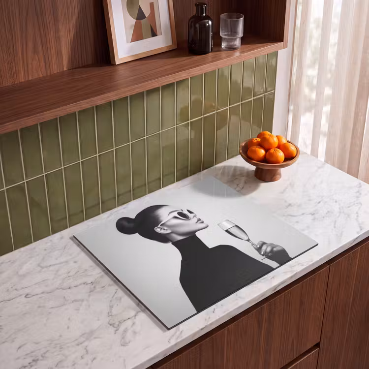 Induction hob protector - Woman - Champagne - Modern — 4