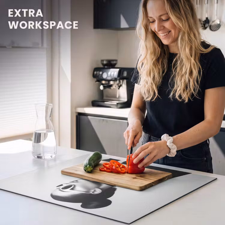 Induction hob protector - Woman - Champagne - Modern — 7