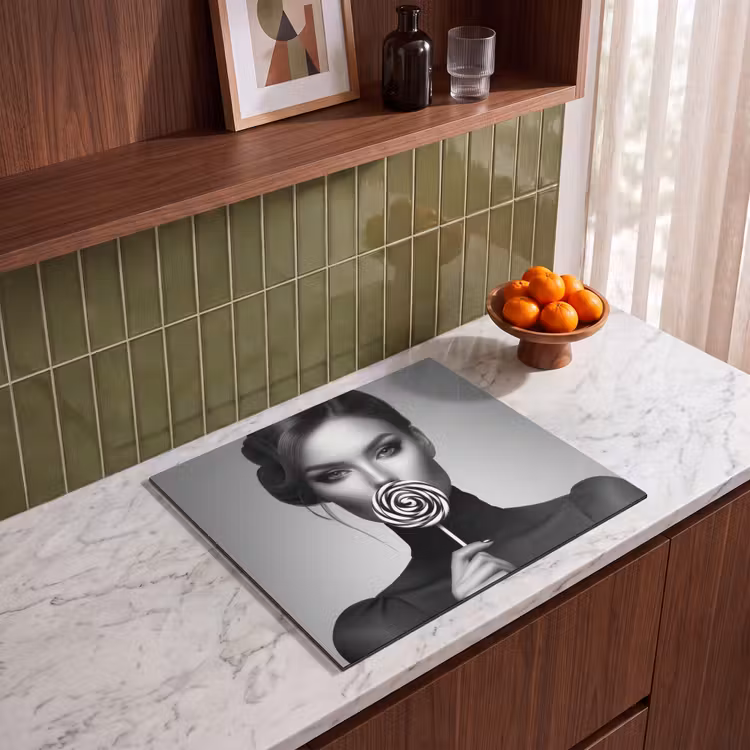 Induction hob protector - Woman - Lolly - Black — 4