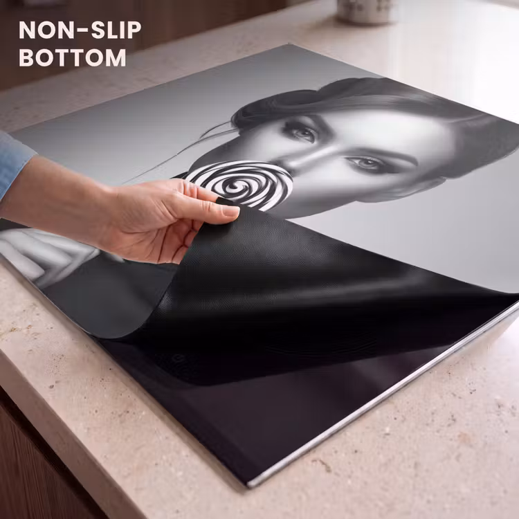 Induction hob protector - Woman - Lolly - Black — 5