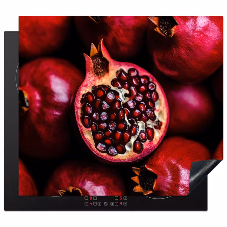Induction hob protector - Pomegranate - Red - Fruit — 1