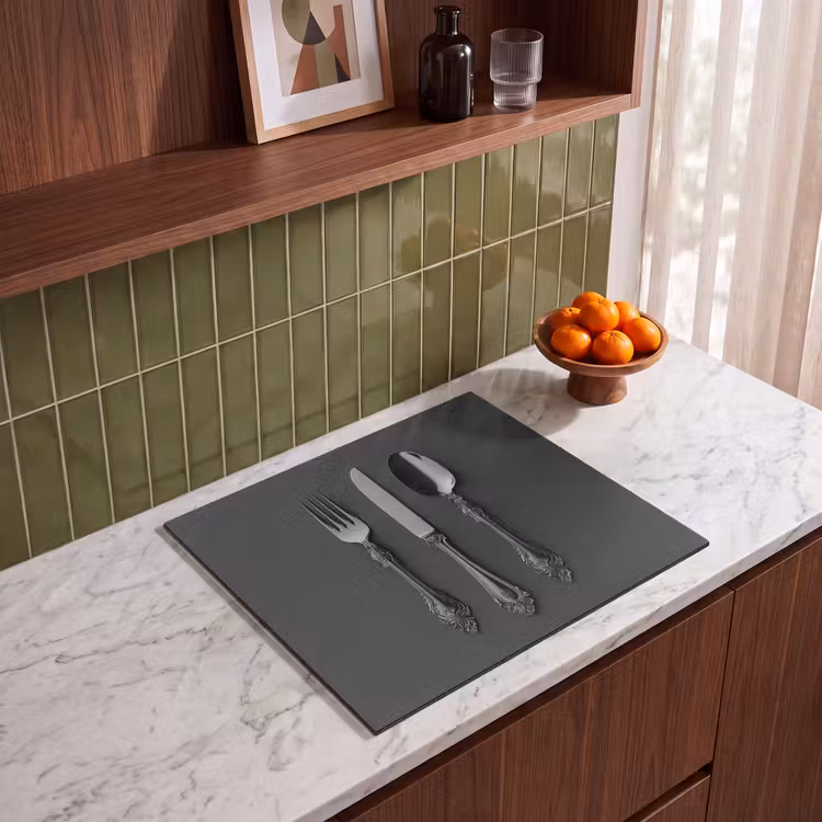 Induction hob protector - Cutlery - Black — 4