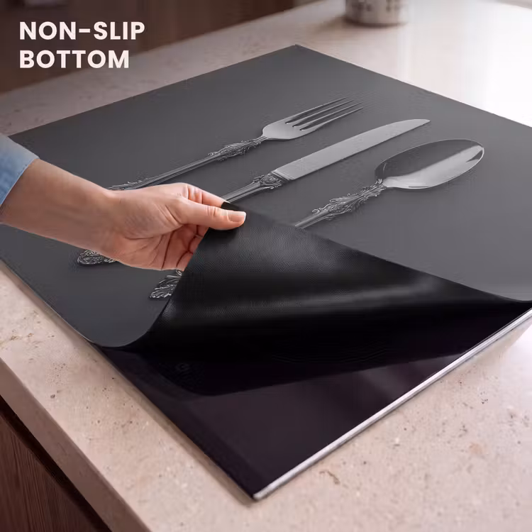 Induction hob protector - Cutlery - Black — 5