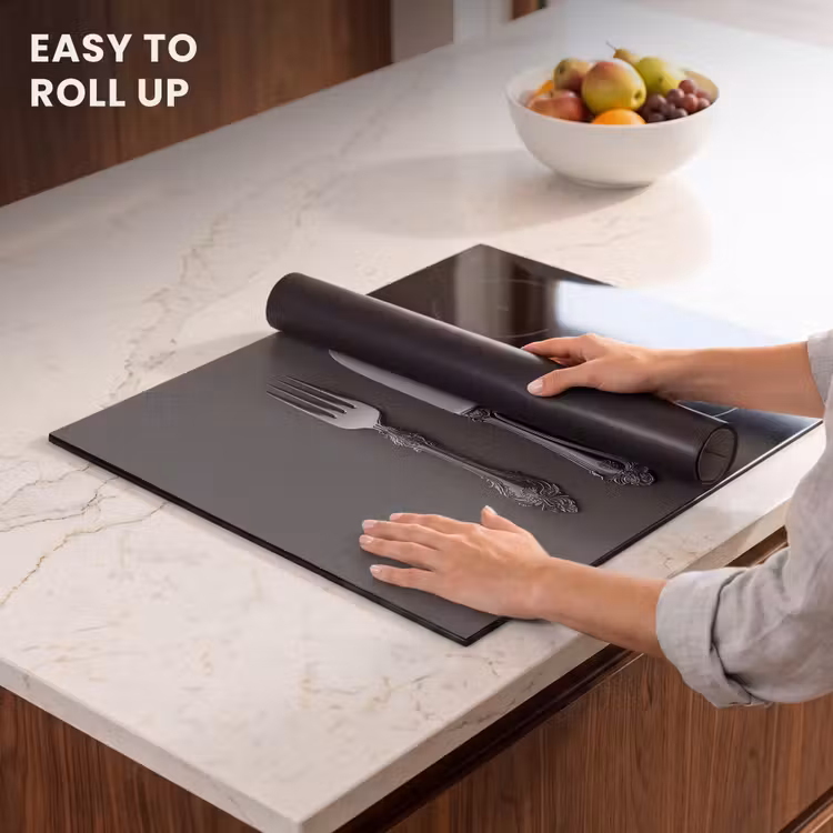 Induction hob protector - Cutlery - Black — 6