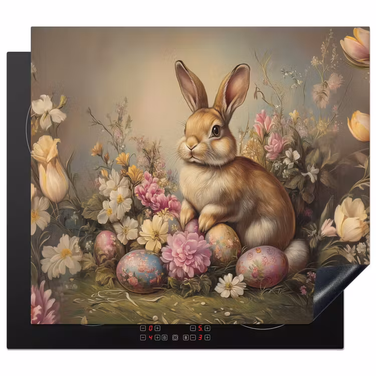 Induction hob cover - Hare - Still Life - Flowers — 1