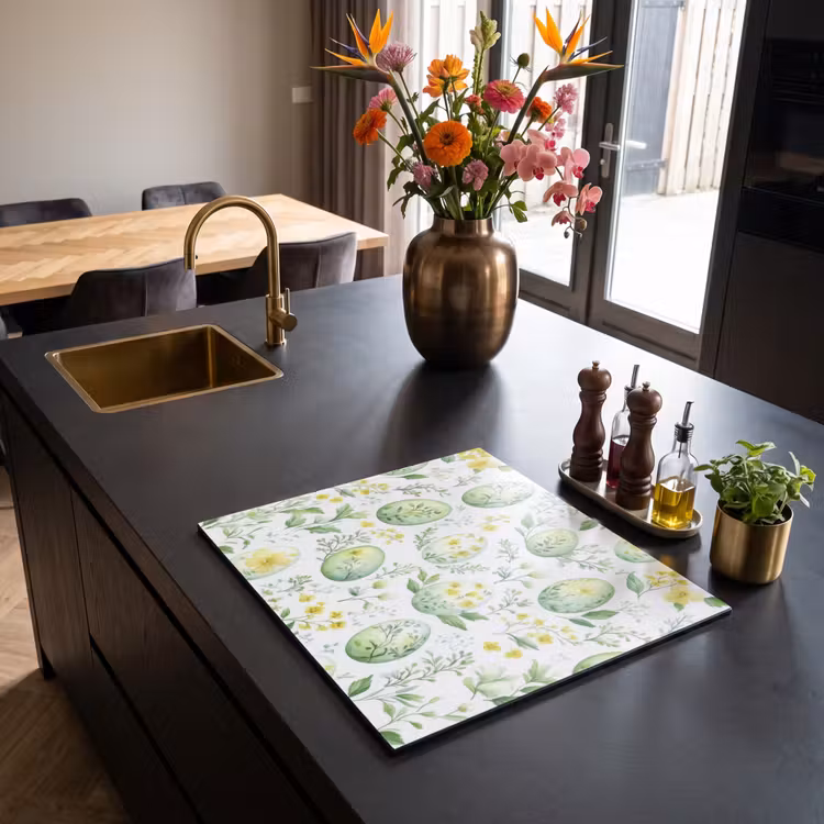 Induction hob cover - Pattern - Green - Eggs — 2