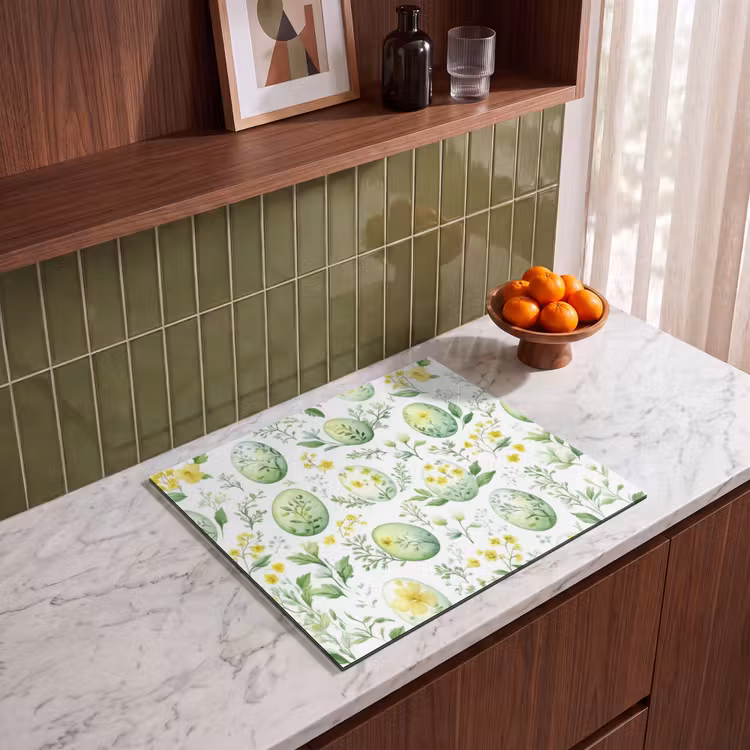 Induction hob cover - Pattern - Green - Eggs — 4