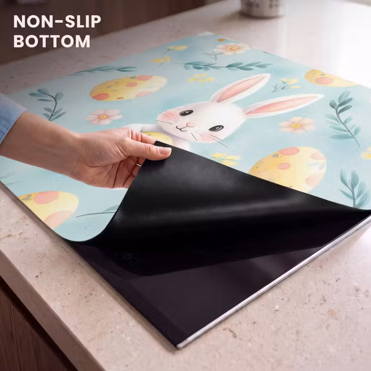 Induction hob cover - Rabbit - Eggs - Branches — 5