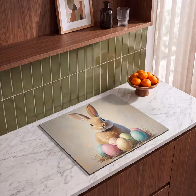 Induction hob cover - Easter Bunny - Pastel - Eggs — 4