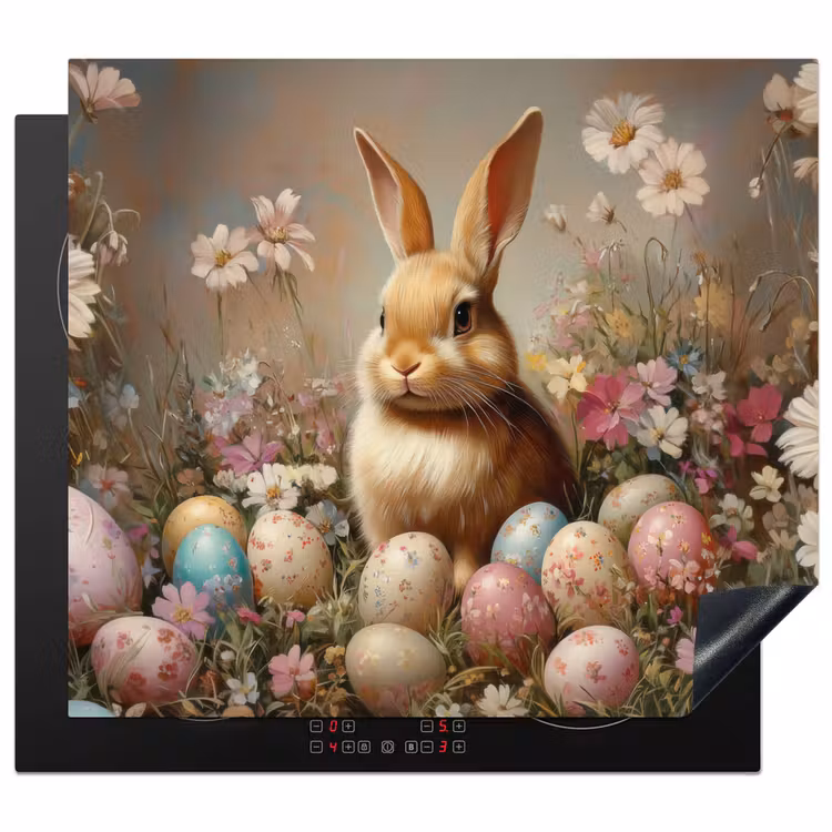 Induction hob cover - Easter Bunny - Spring - Easter Eggs — 1
