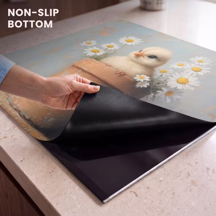 Induction hob cover - Flower pot - Chick - Flowers — 5