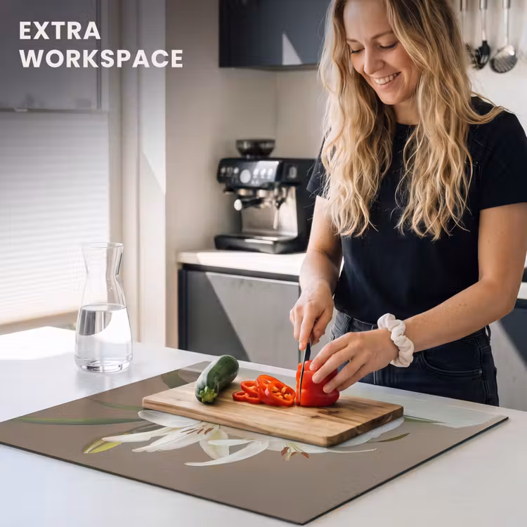 Induction hob cover - Lilies - Eggs - Easter — 7