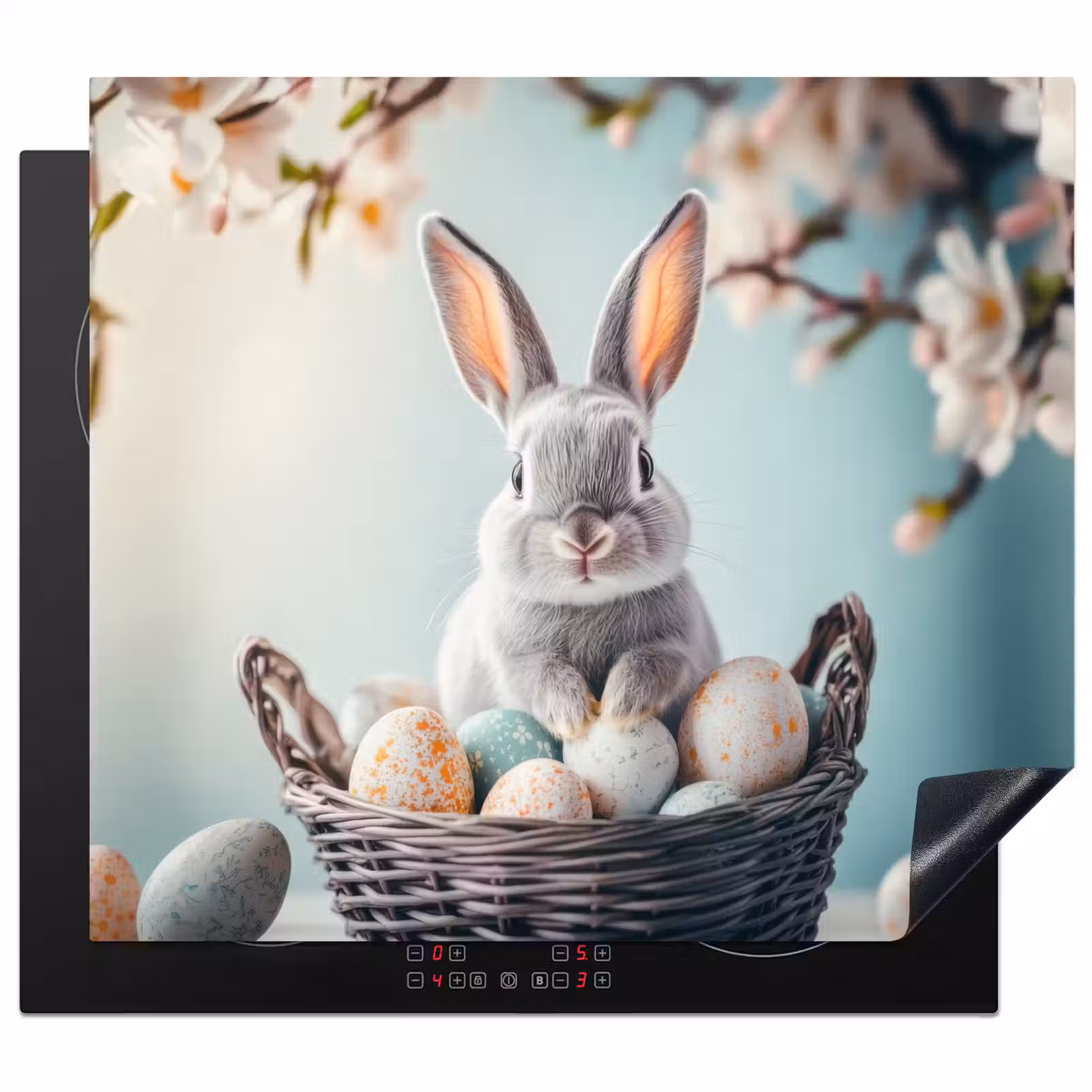 Induction hob cover - Rabbit - Eggs - Basket — 1