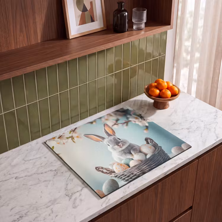 Induction hob cover - Rabbit - Eggs - Basket — 4