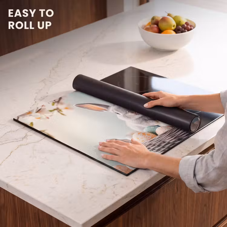 Induction hob cover - Rabbit - Eggs - Basket — 6