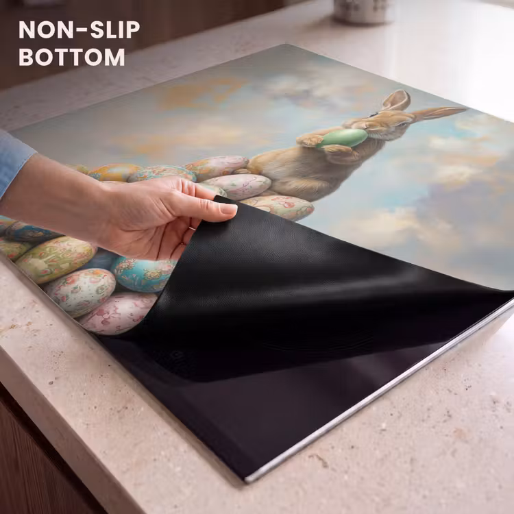 Induction hob cover - Rabbit - Eggs - Colorful — 5