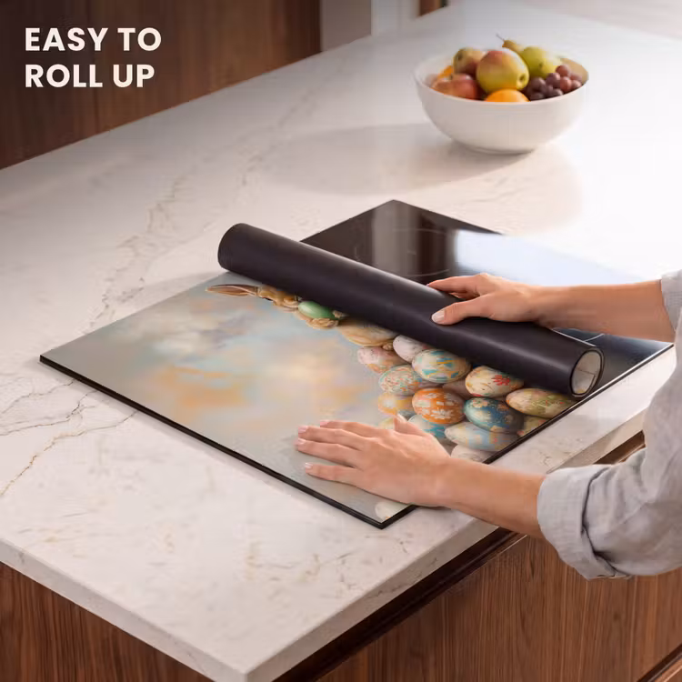 Induction hob cover - Rabbit - Eggs - Colorful — 6
