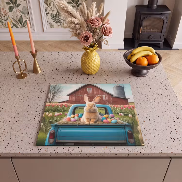 Induction hob cover - Rabbit - Farm - Eggs — 3