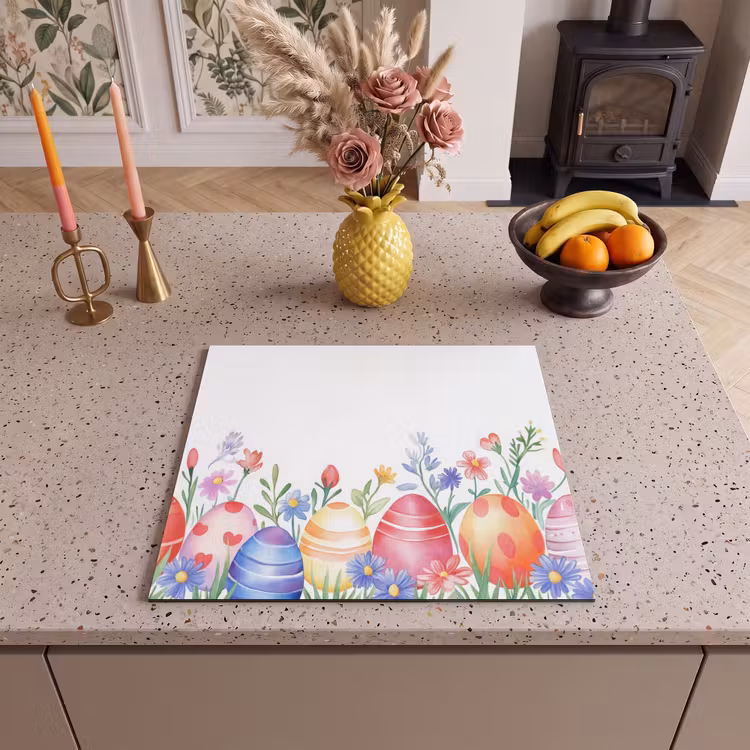 Induction hob cover - Flower garden - Colorful - Eggs — 3