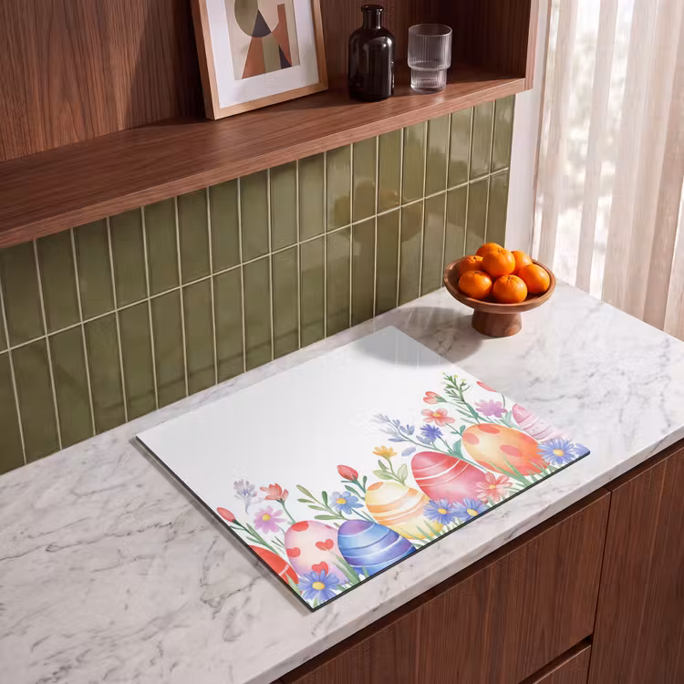 Induction hob cover - Flower garden - Colorful - Eggs — 4