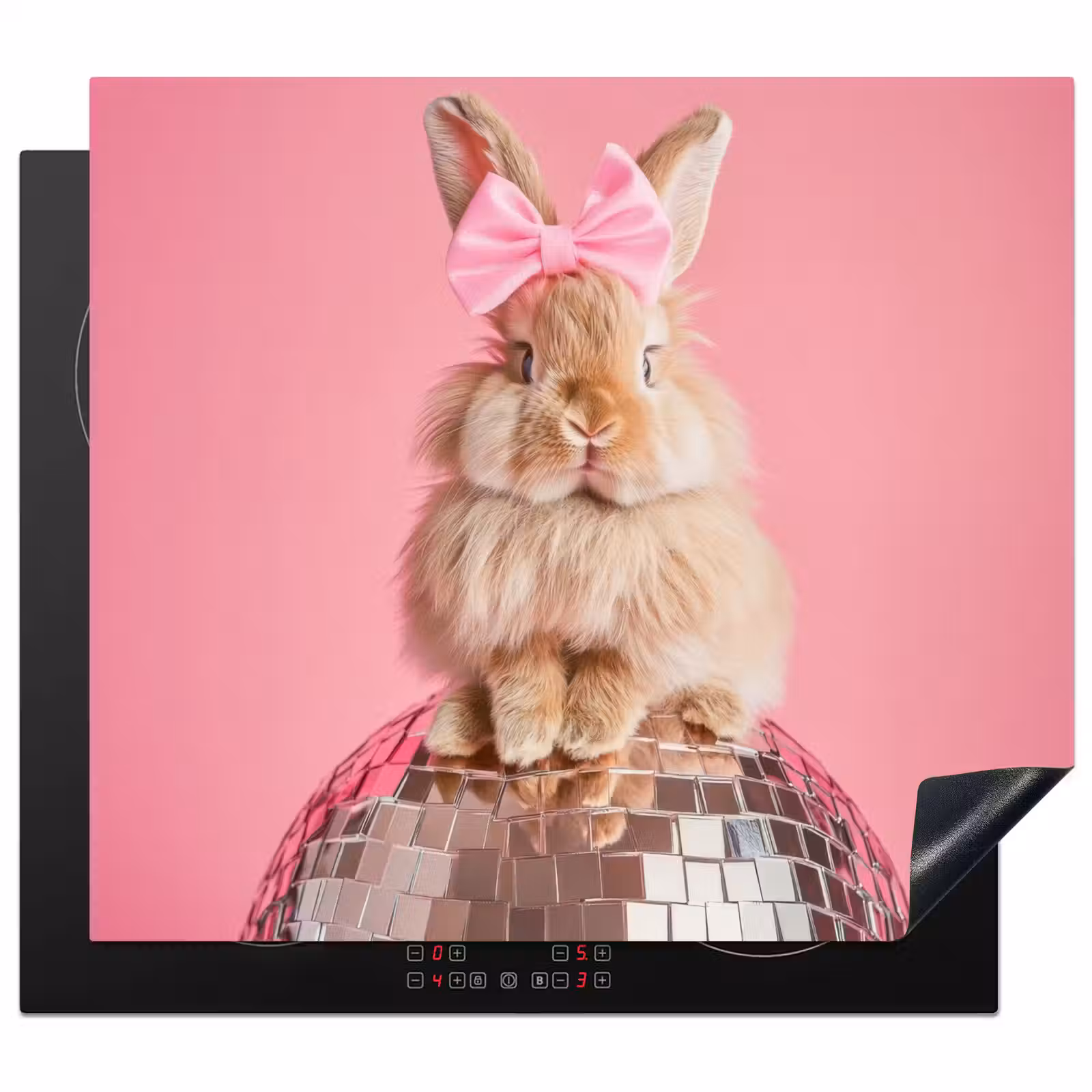 Induction hob protector - Bow - Discoball - Rabbit — 1
