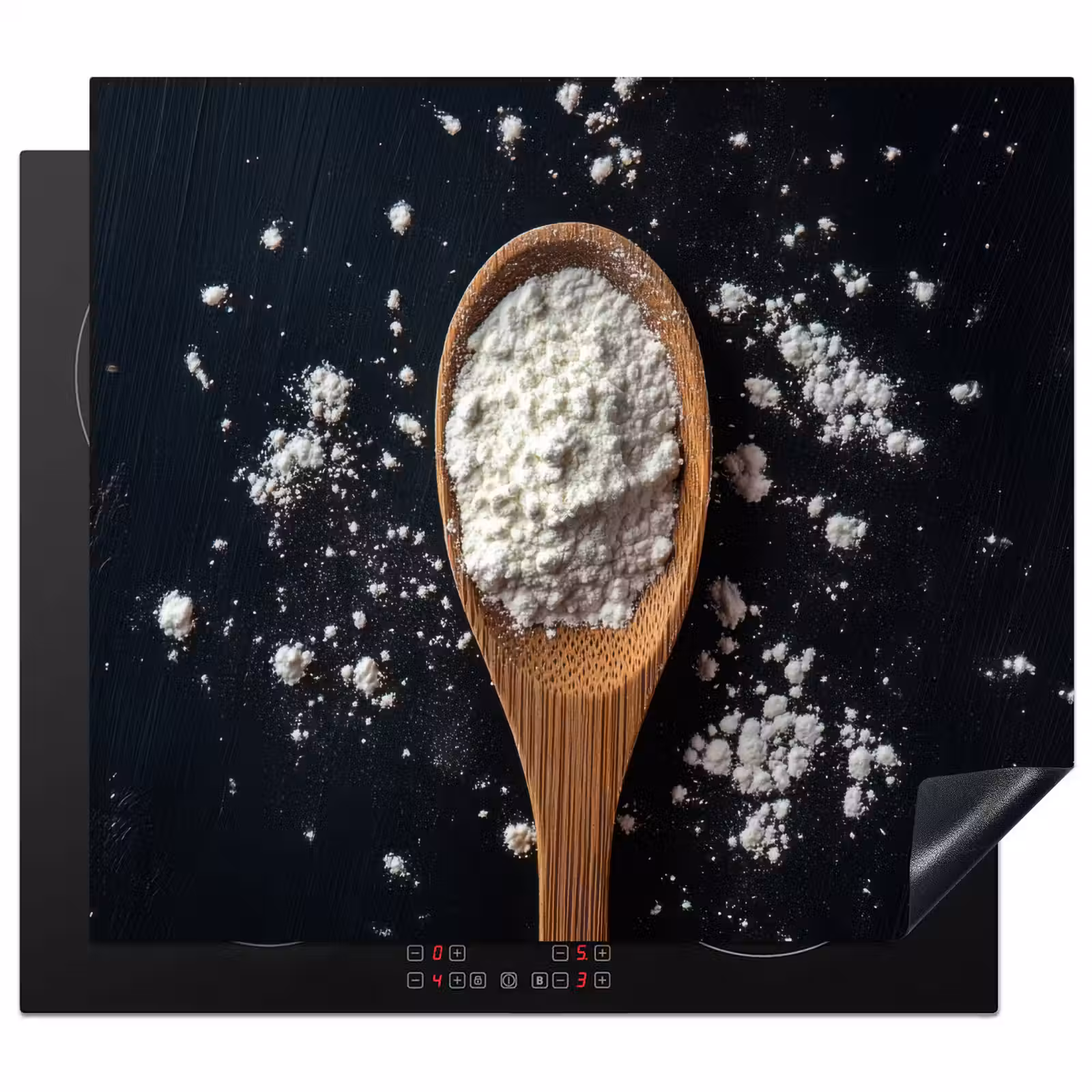 Induction hob protector - Flour - Wood - Spoon — 1