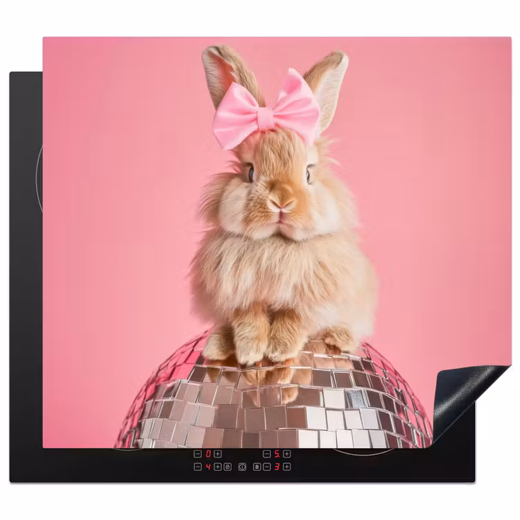 Induction hob protector - Bow - Discoball - Rabbit — 1
