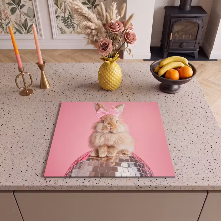 Induction hob protector - Bow - Discoball - Rabbit — 3