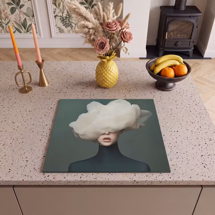 Induction hob protector - Hat - Woman - Beige — 3