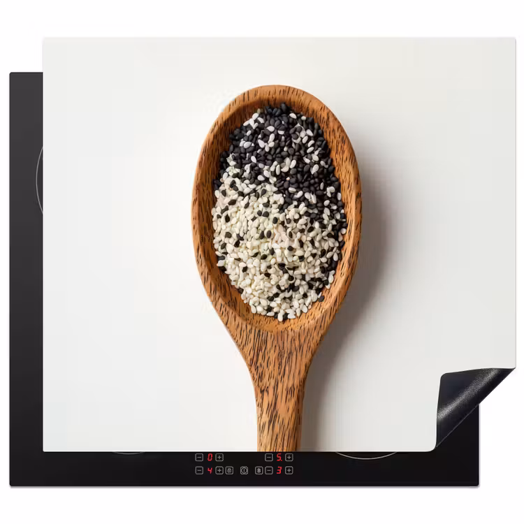 Induction hob protector - Spoon - Sesame - White — 1