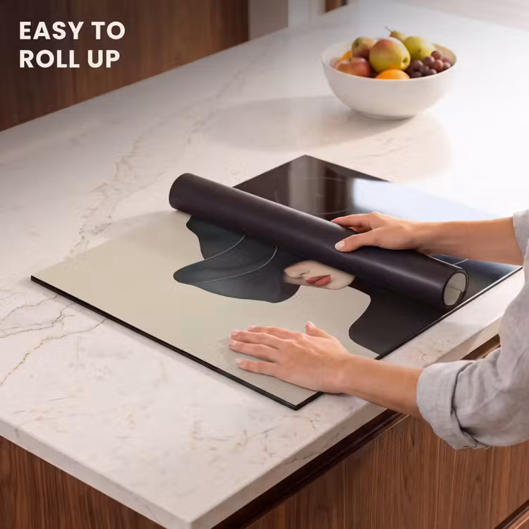Induction hob protector - Woman - Green - Hat — 6
