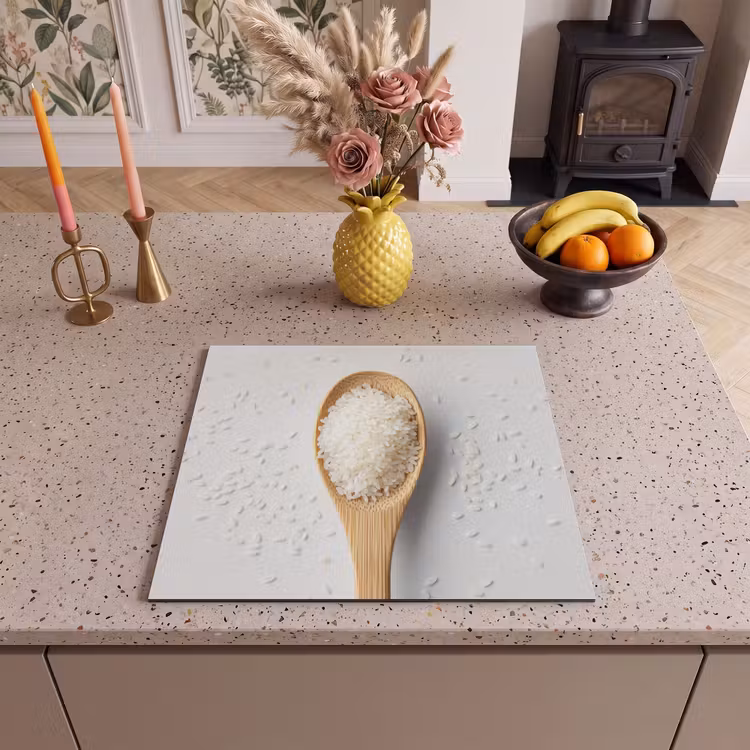 Induction hob protector - Wood - Spoon - Rice — 3