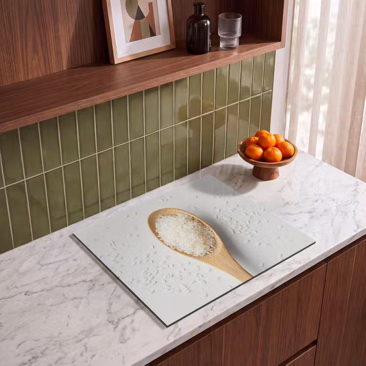 Induction hob protector - Wood - Spoon - Rice — 4