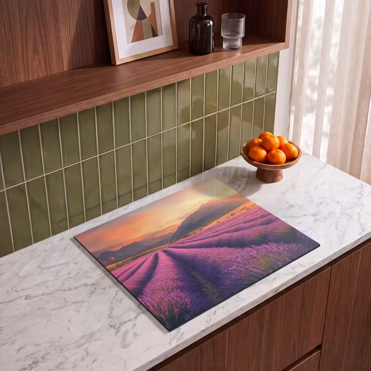 Induction hob protector - Lavender Field - Sunset - Purple — 4