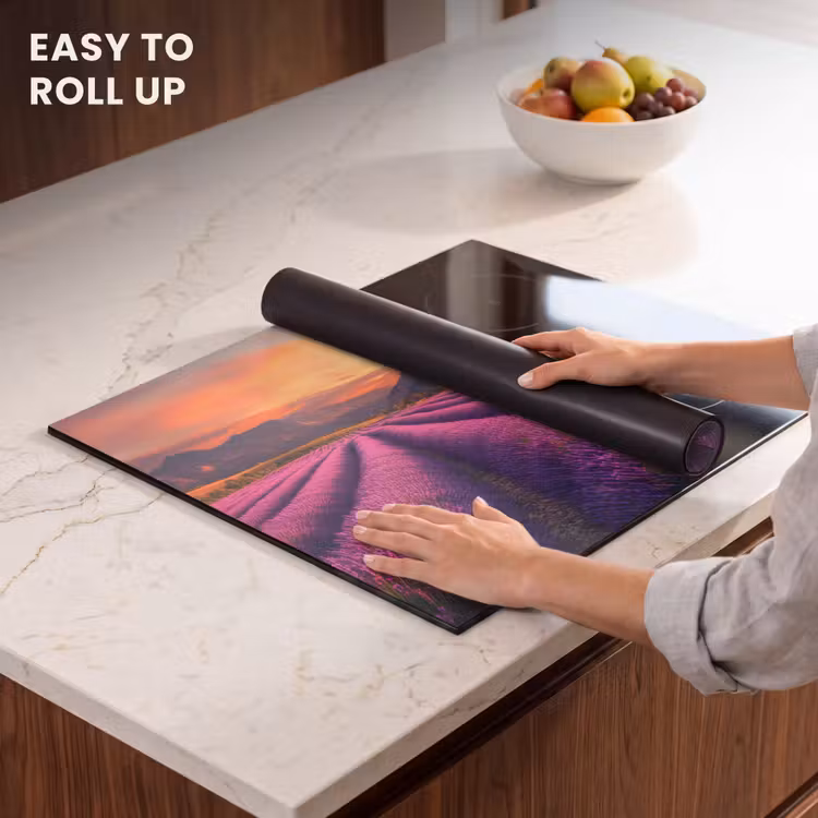 Induction hob protector - Lavender Field - Sunset - Purple — 6