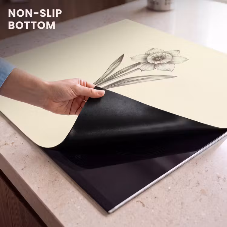 Induction hob protector - Black - Daffodil - Illustration — 5