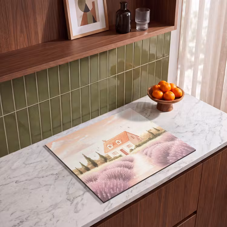 Induction hob protector - Lavender Field - House - Purple — 4
