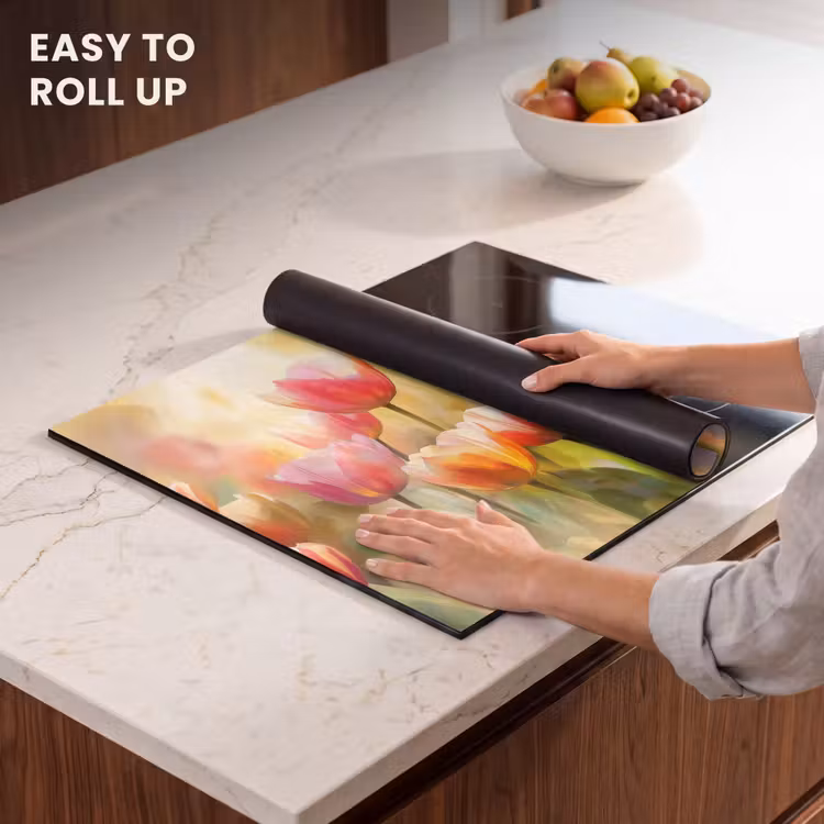 Induction hob protector - Tulips - Fairytale - Colorful — 6
