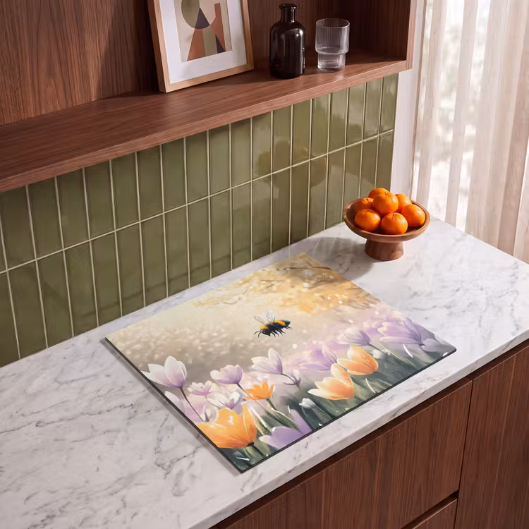 Induction hob protector - Violets - bee - Sunlight — 4