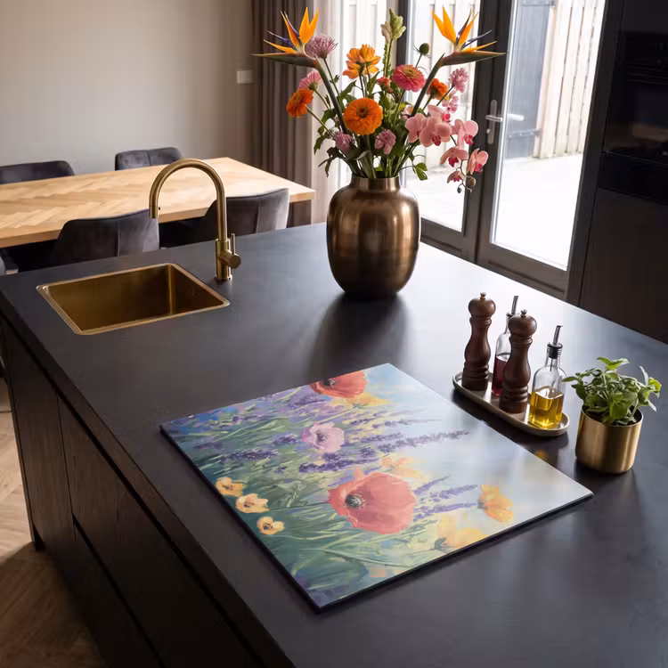 Induction hob protector - Meadow - Flowers - Colorful — 2