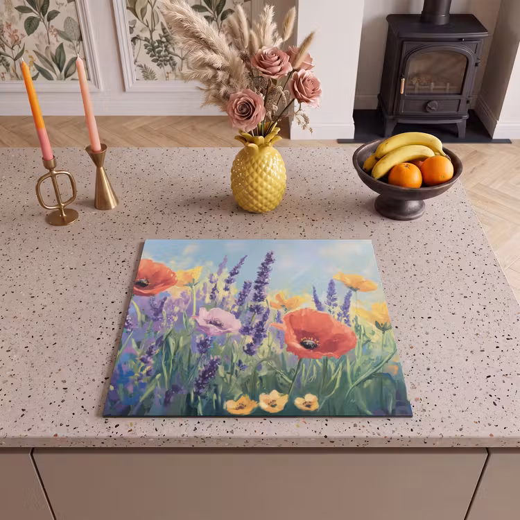 Induction hob protector - Meadow - Flowers - Colorful — 3